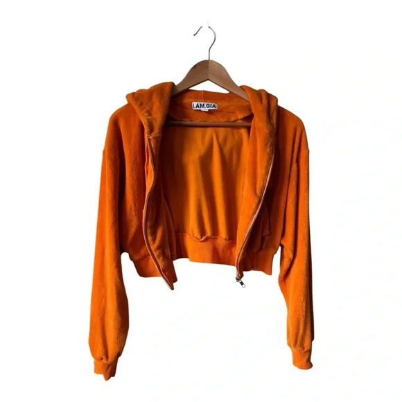 I AM GIA Tracksuit Set Burnt Orange Women’s Size XS/S Y2K - Picture 6 of 14